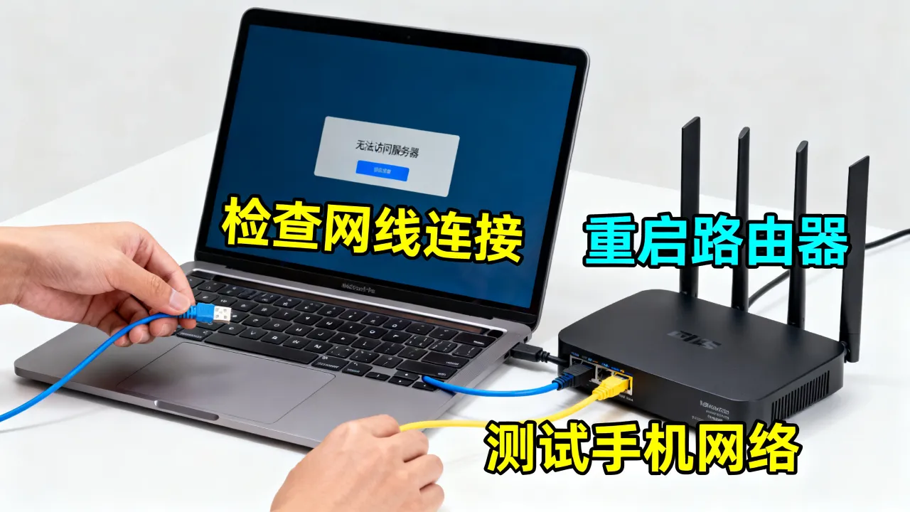 宽带无法访问服务器怎么办，宽带无法访问服务器是什么原因