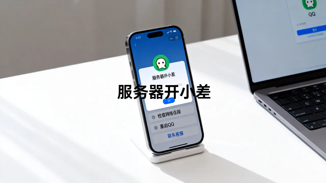 QQ被冻结为什么显示服务器开小差，怎么解决？