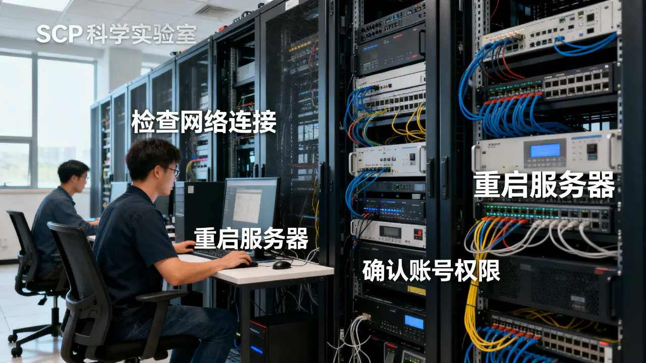 SCP科学实验室为什么进不了服务器，进不去服务器怎么解决