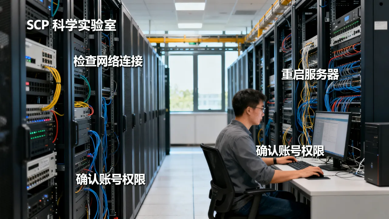 SCP科学实验室为什么进不了服务器，进不去服务器怎么解决