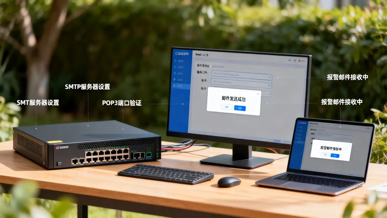 中维报警邮件服务器怎么设置？报警邮件收不到怎么办