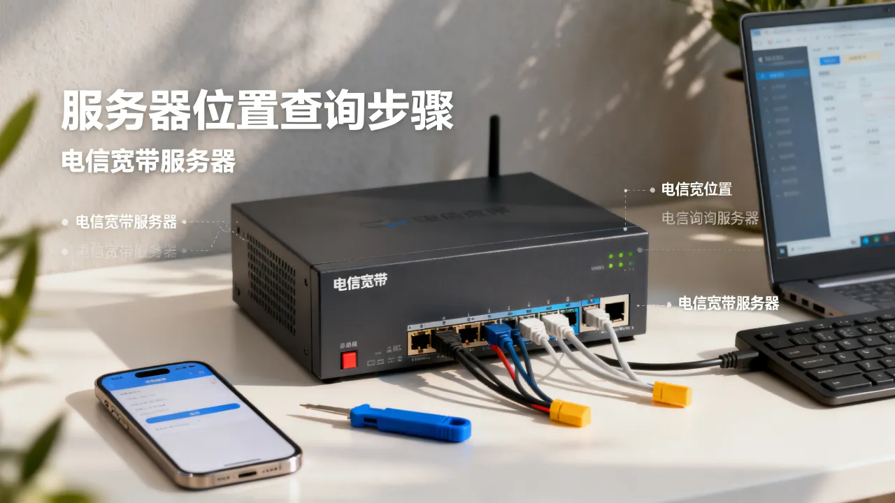 电信宽带服务器在哪里，如何快速查询服务器位置？