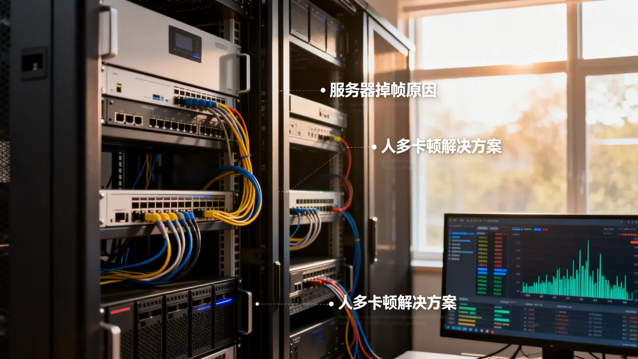 社区服务器为什么掉帧，人多时卡顿怎么办