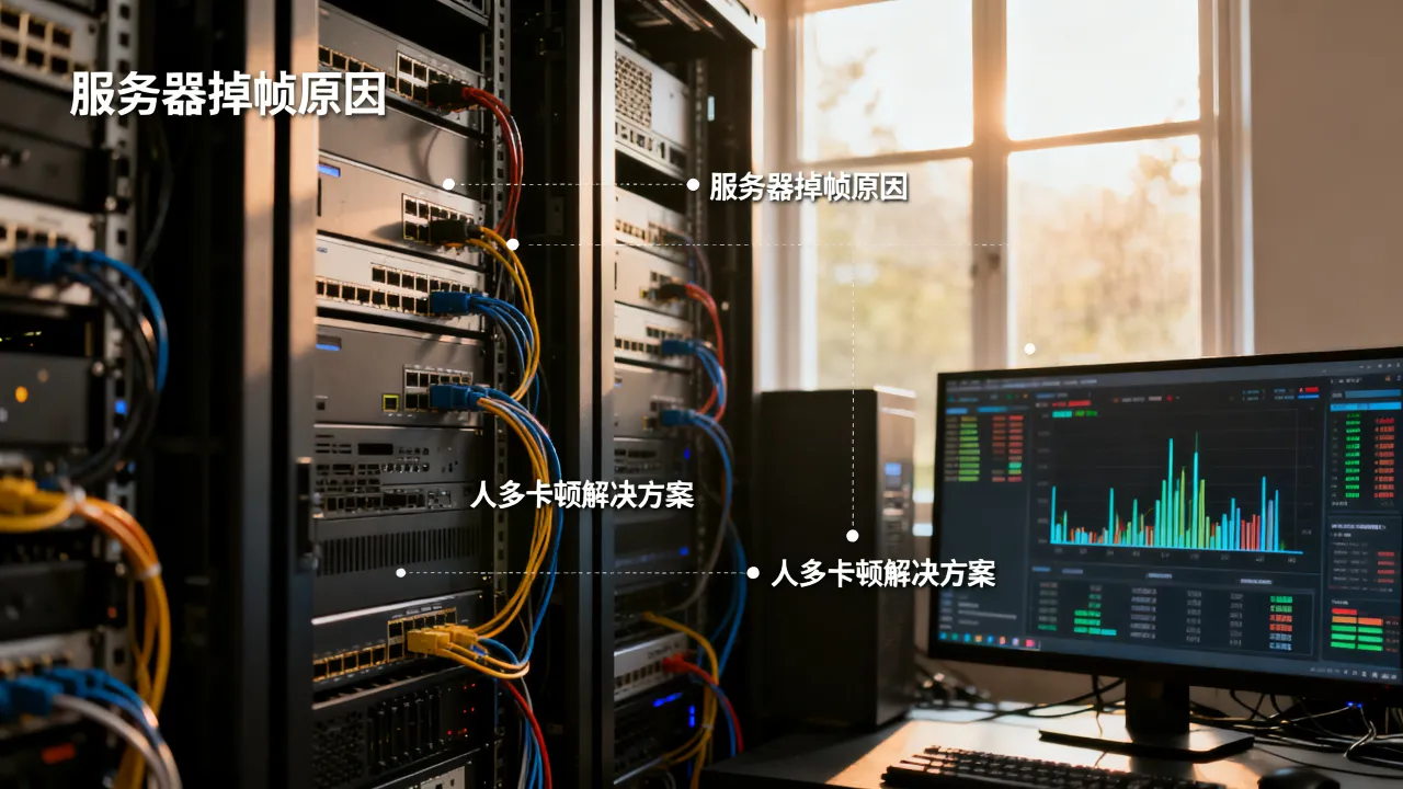 社区服务器为什么掉帧，人多时卡顿怎么办