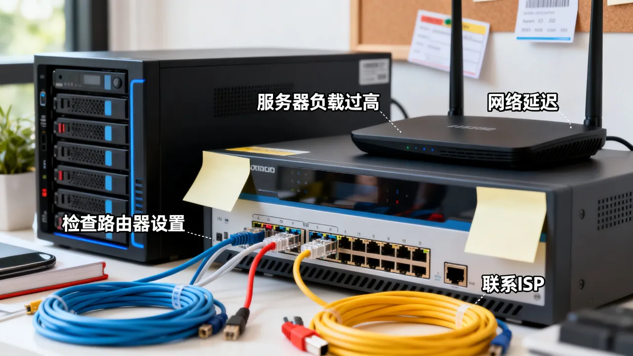 宽带进部分服务器卡顿怎么办，有哪些原因和解决方法