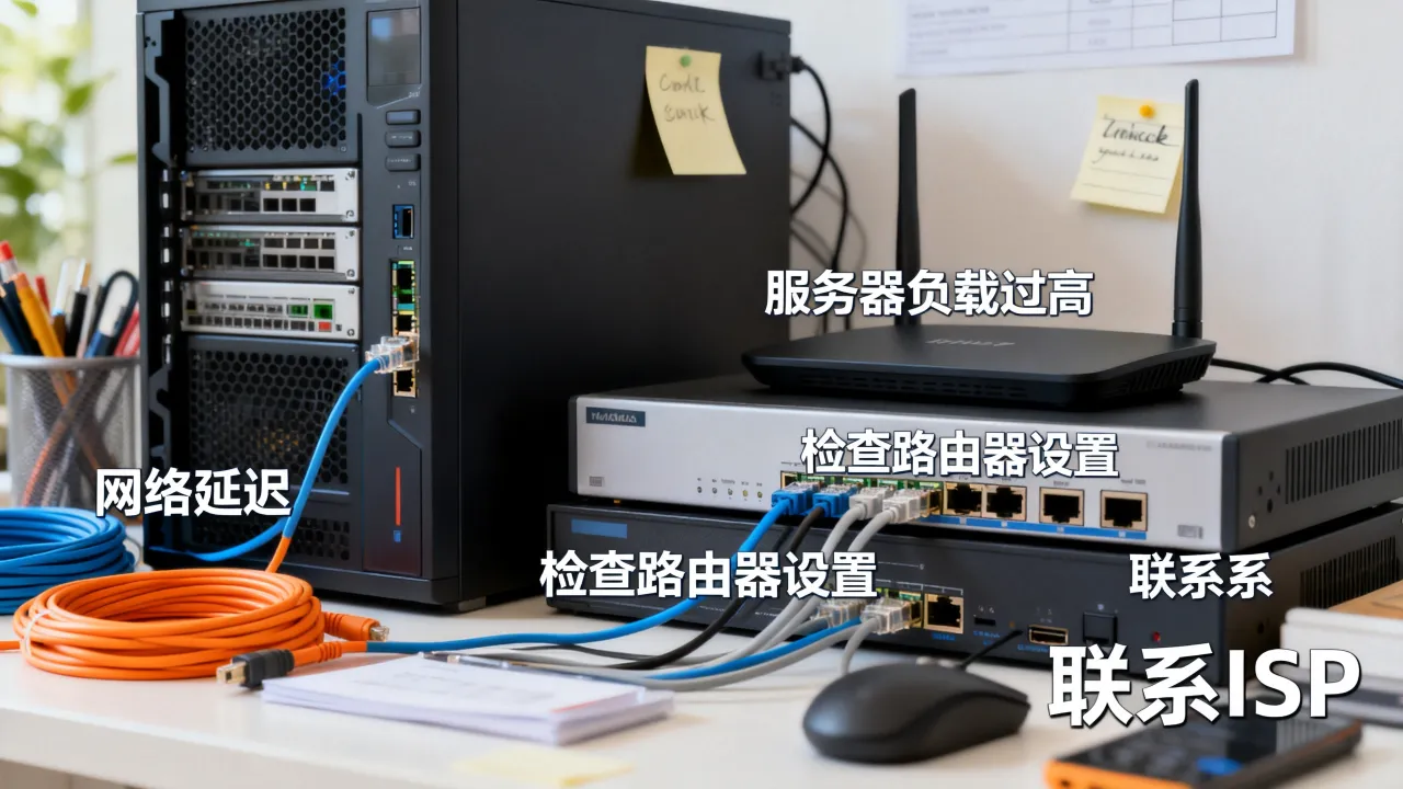 宽带进部分服务器卡顿怎么办，有哪些原因和解决方法