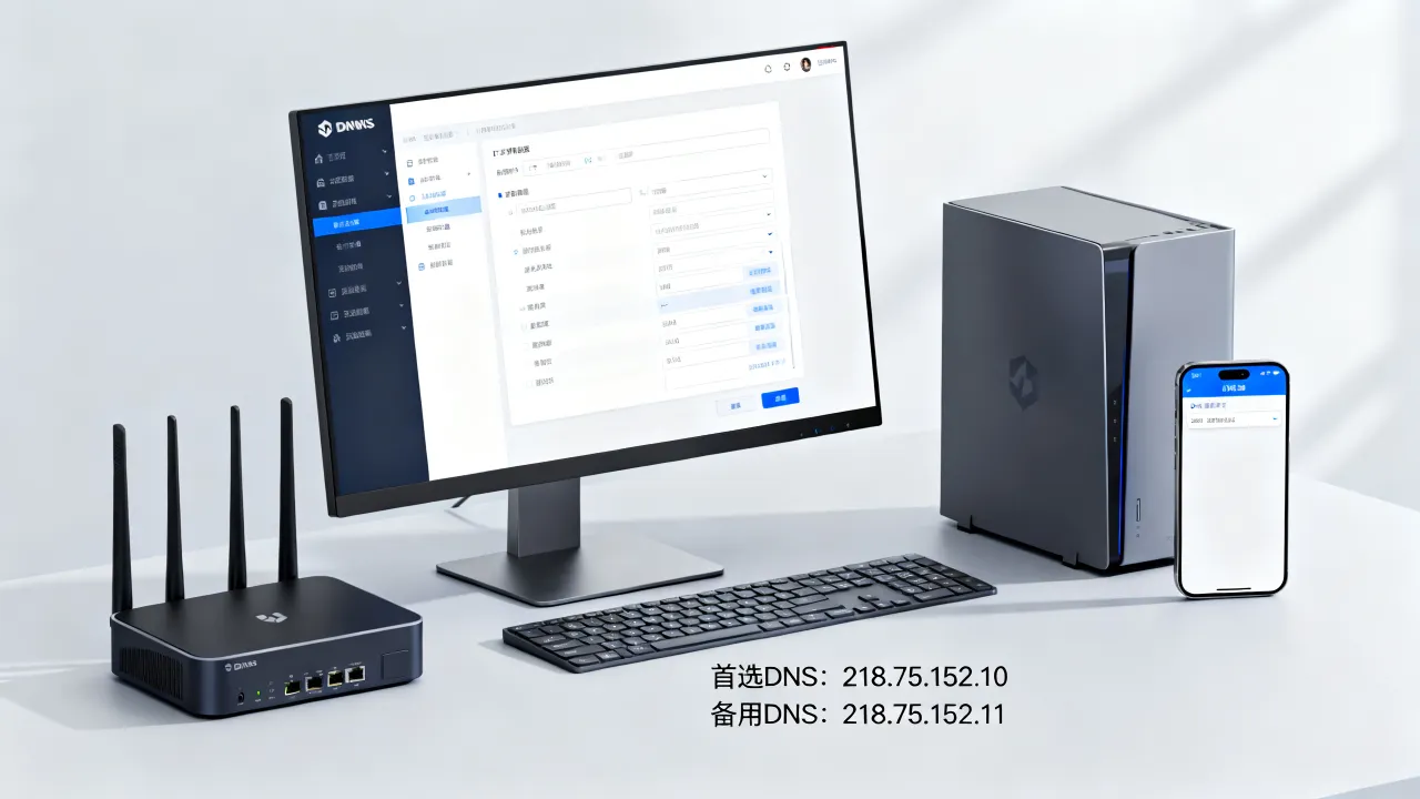 台州电信宽带dns服务器地址是什么，怎么设置？