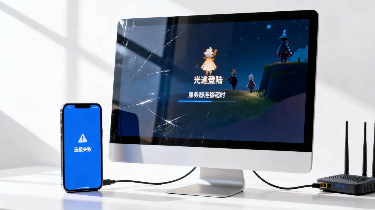 为什么光遇服务器不行,光遇服务器一直连接失败怎么回事 为什么光遇服务器不行,光遇服务器一直连接失败怎么回事