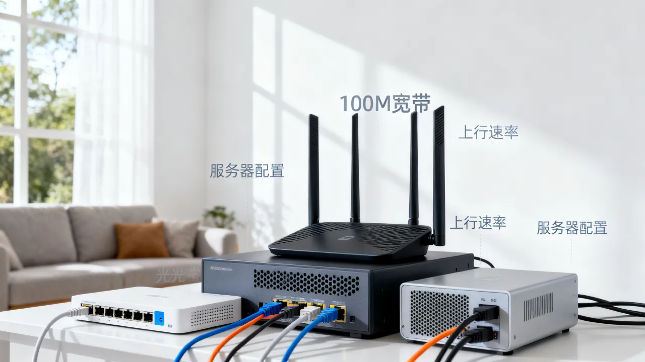 家庭用100m宽带做服务器可以吗,100M宽带做服务器上行够吗? 家庭用100m宽带做服务器可以吗,100M宽带做服务器上行够吗?