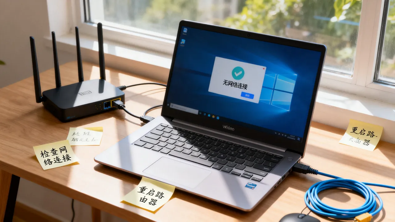 为什么win10系统无网络连接到服务器，win10断网怎么办