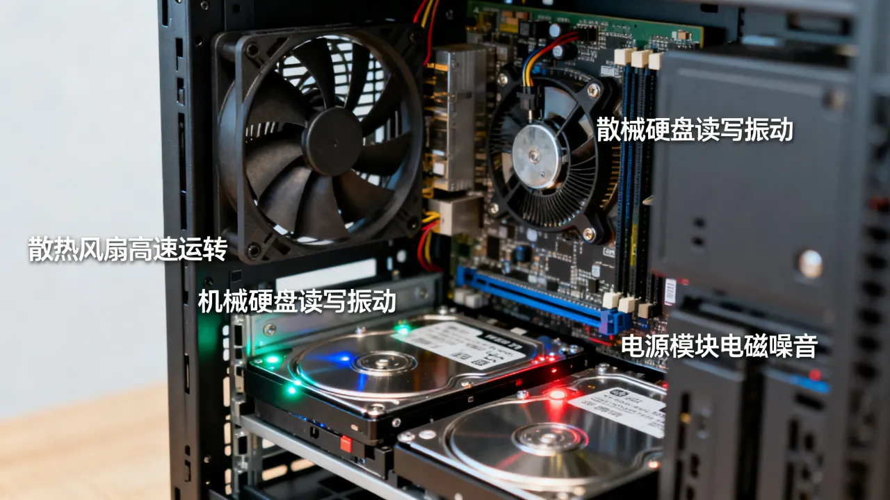 服务器为什么有噪音，服务器噪音大是什么原因