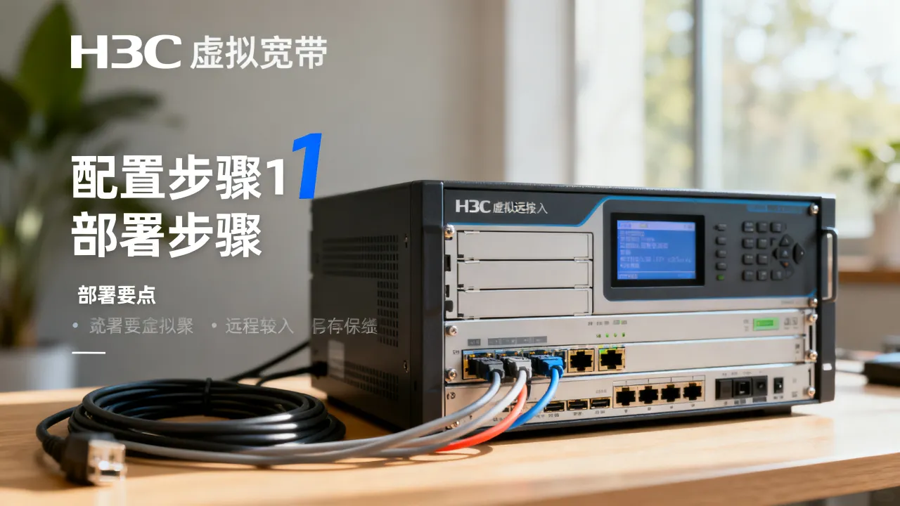 H3C虚拟宽带远程接入服务器怎么配置，虚拟宽带远程接入服务器部署难吗