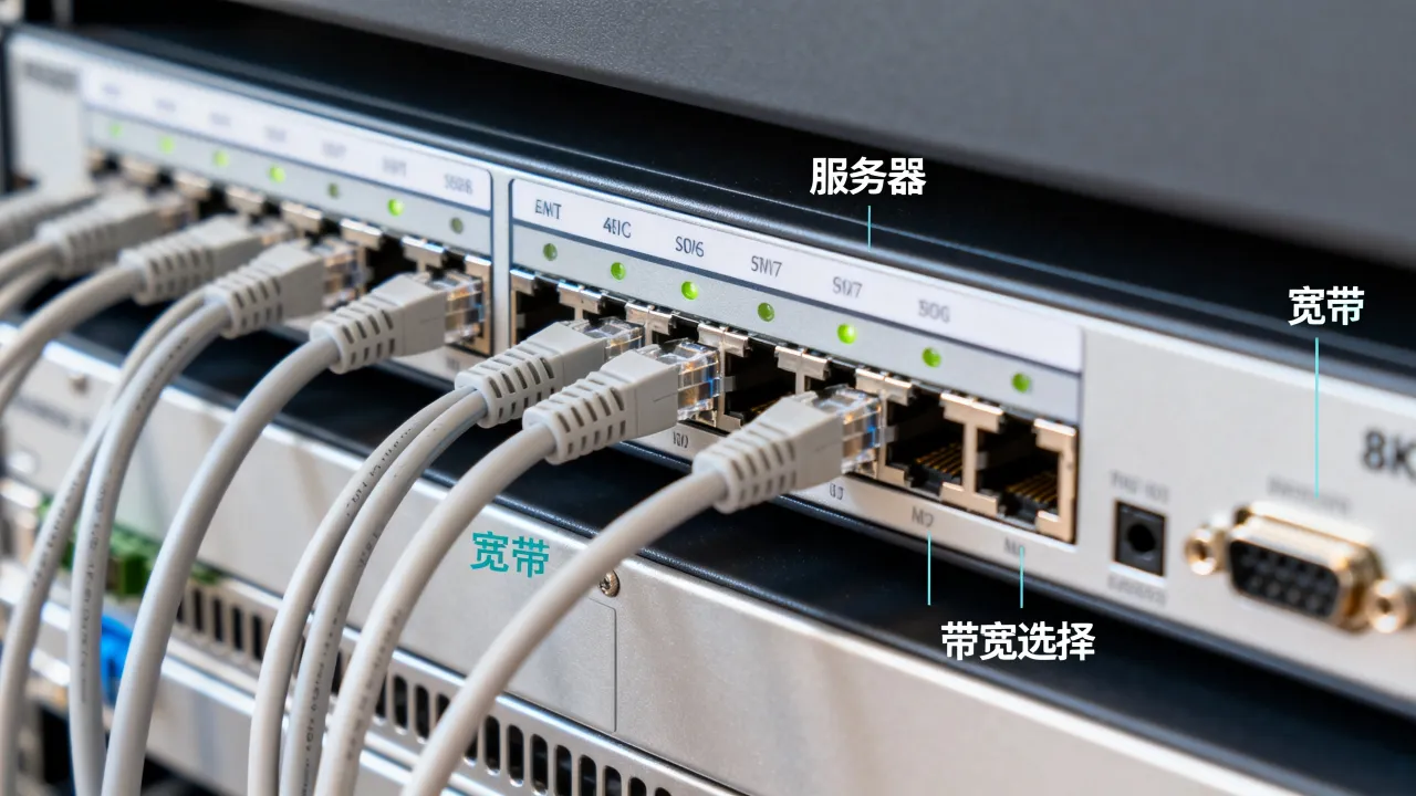 服务器跟宽带关系是什么?服务器带宽大小怎么选才够用?