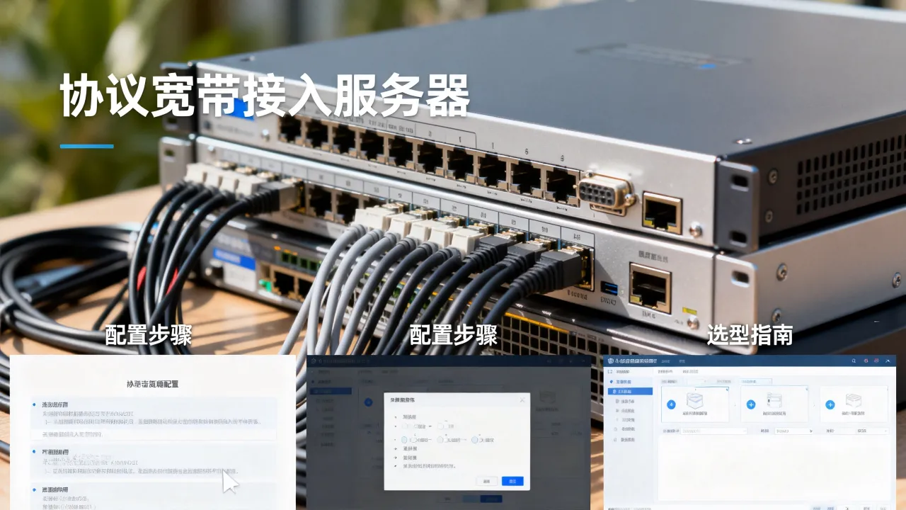 协议宽带接入服务器是什么，如何配置使用，怎么选
