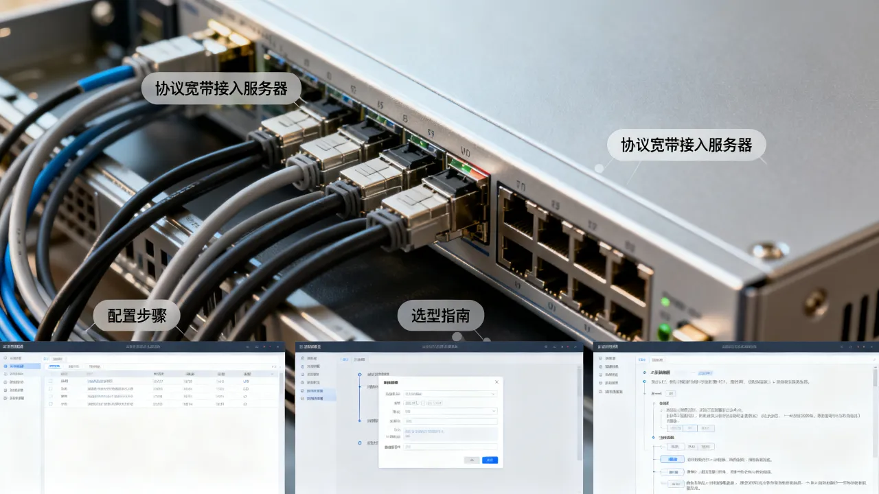 协议宽带接入服务器是什么，如何配置使用，怎么选