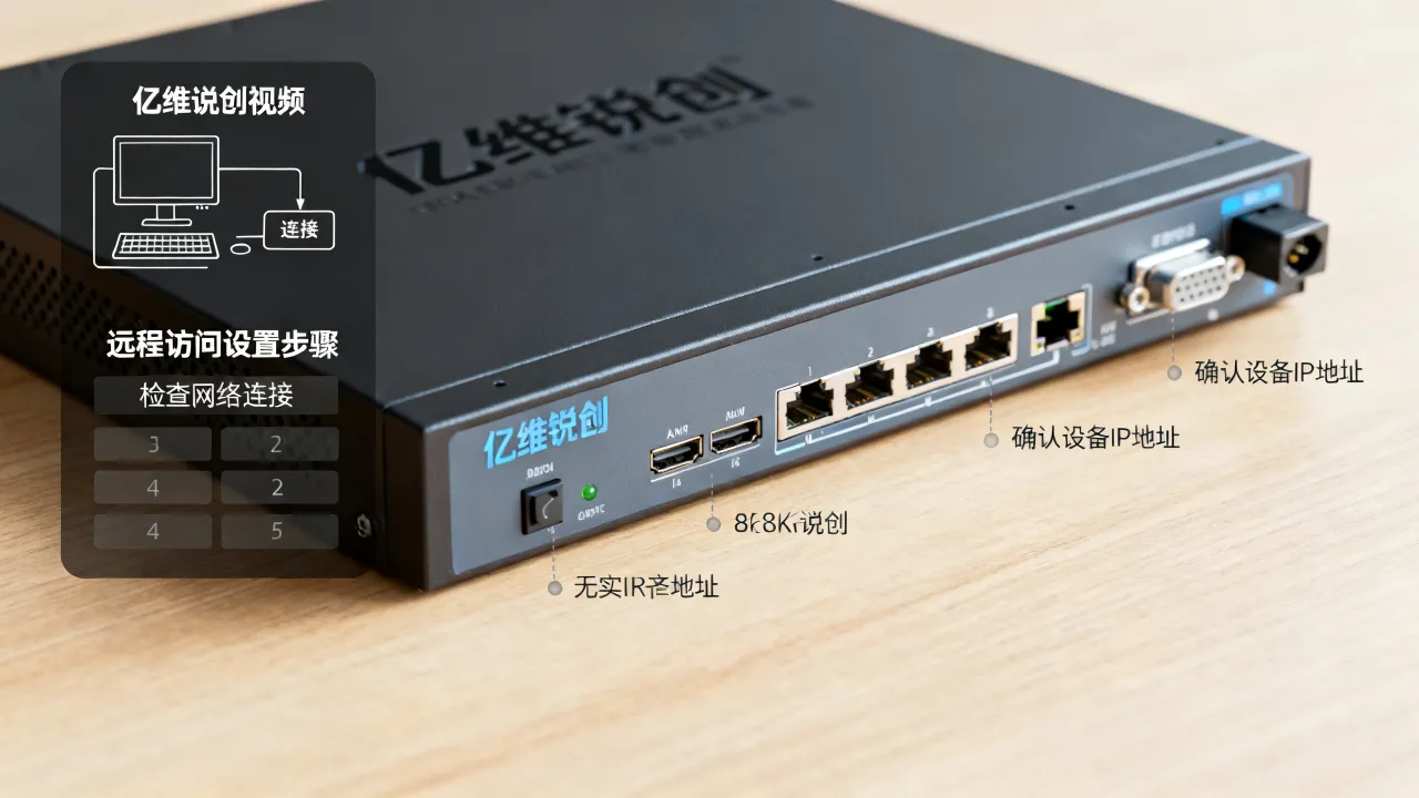 亿维锐创视频服务器怎么设置远程访问，设备无法连接怎么办