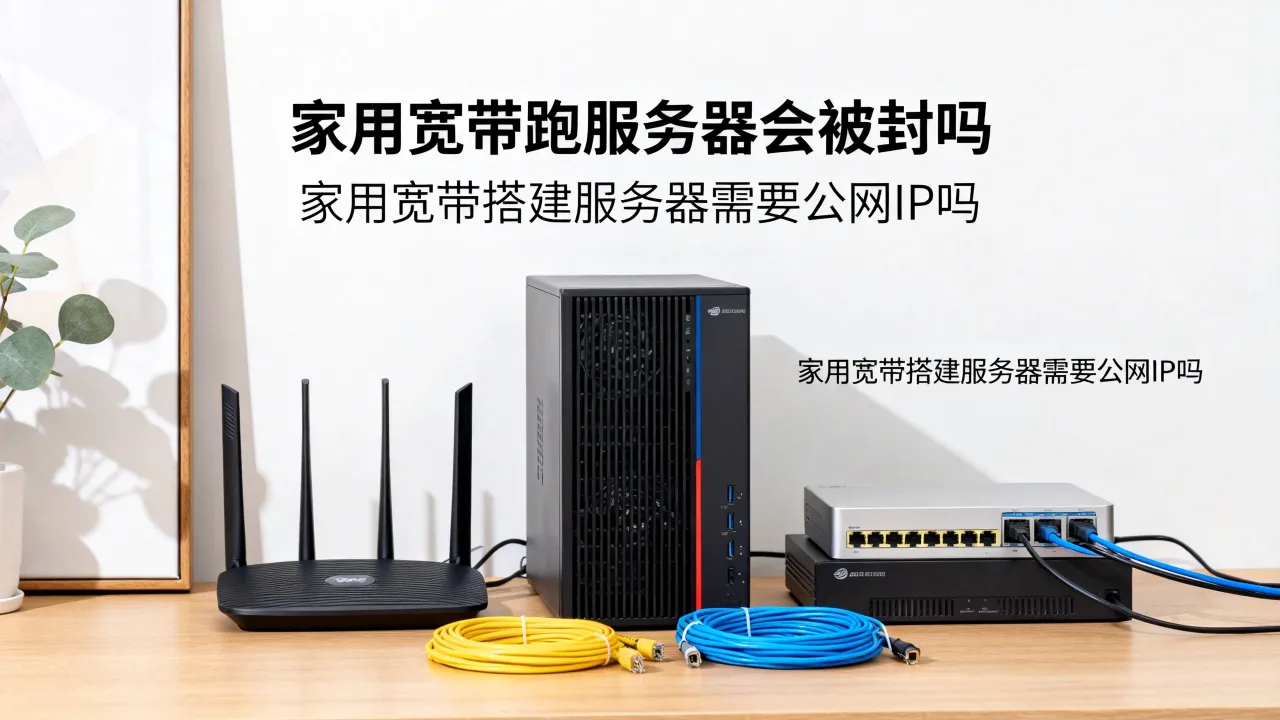 家用宽带跑服务器会被封吗，家用宽带搭建服务器需要公网IP吗
