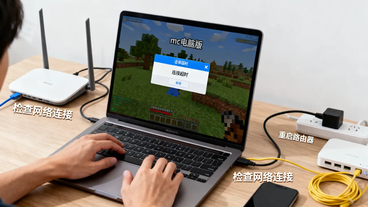 mc电脑版为什么进入不了服务器，连接超时怎么解决？