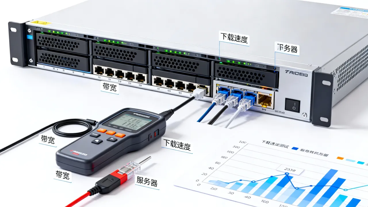 服务器网速怎么算，带宽和实际下载速度有什么关系？