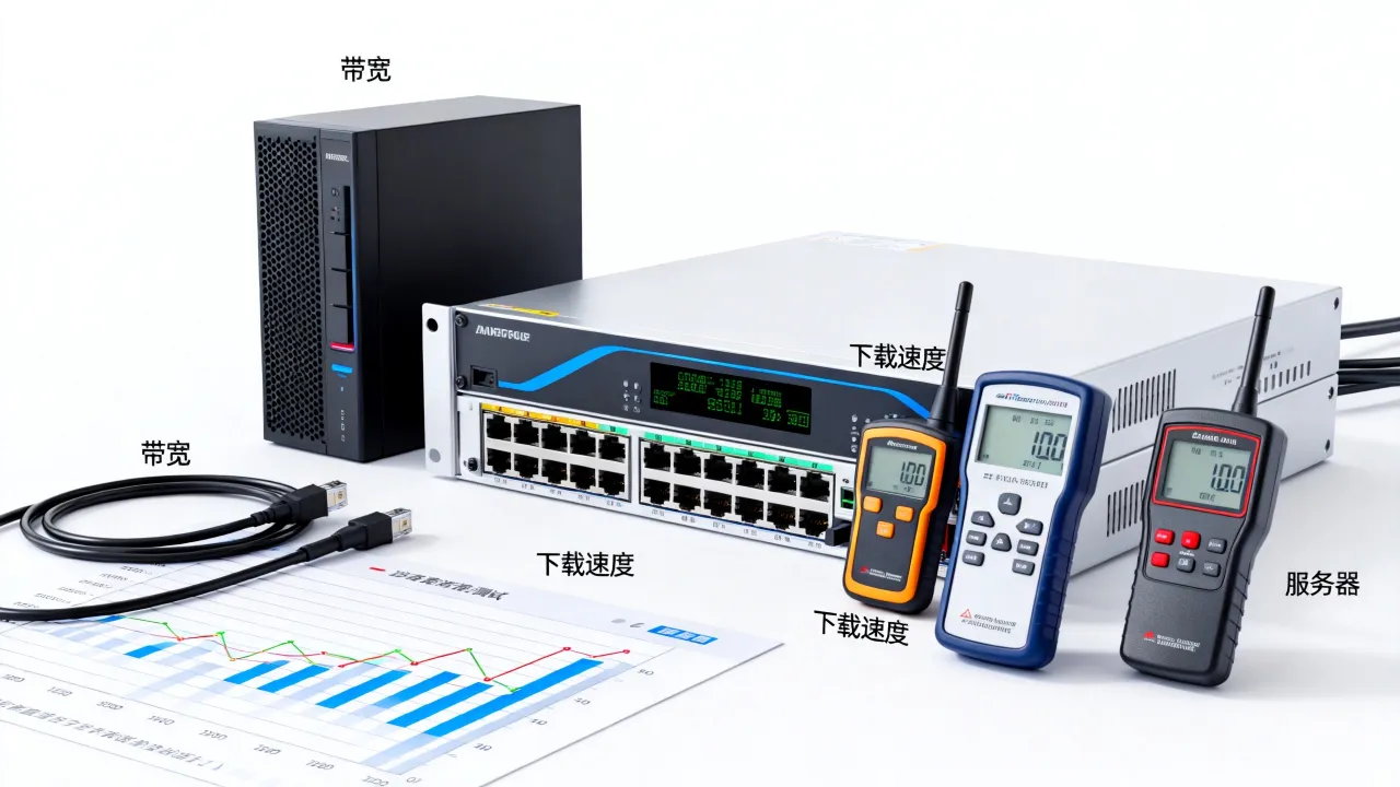 服务器网速怎么算，带宽和实际下载速度有什么关系？