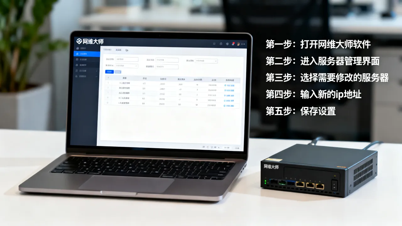 网维大师改服务器ip怎么设置,详细操作步骤 网维大师改服务器ip怎么设置,详细操作步骤