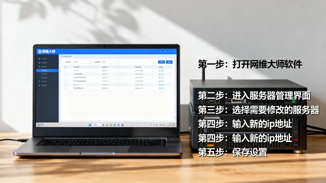 网维大师改服务器ip怎么设置,详细操作步骤 网维大师改服务器ip怎么设置,详细操作步骤