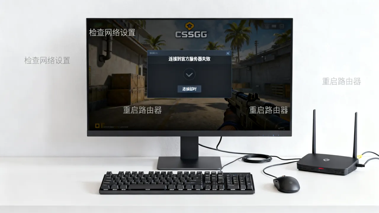 csgo为什么连接到官方服务器失败，连接超时怎么办？