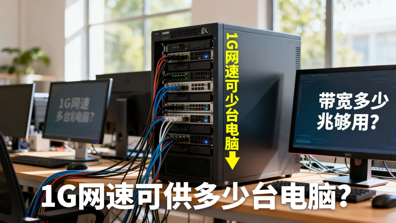 服务器1G网速可供多少台电脑?,服务器带宽多少兆够用? 服务器1G网速可供多少台电脑?,服务器带宽多少兆够用?
