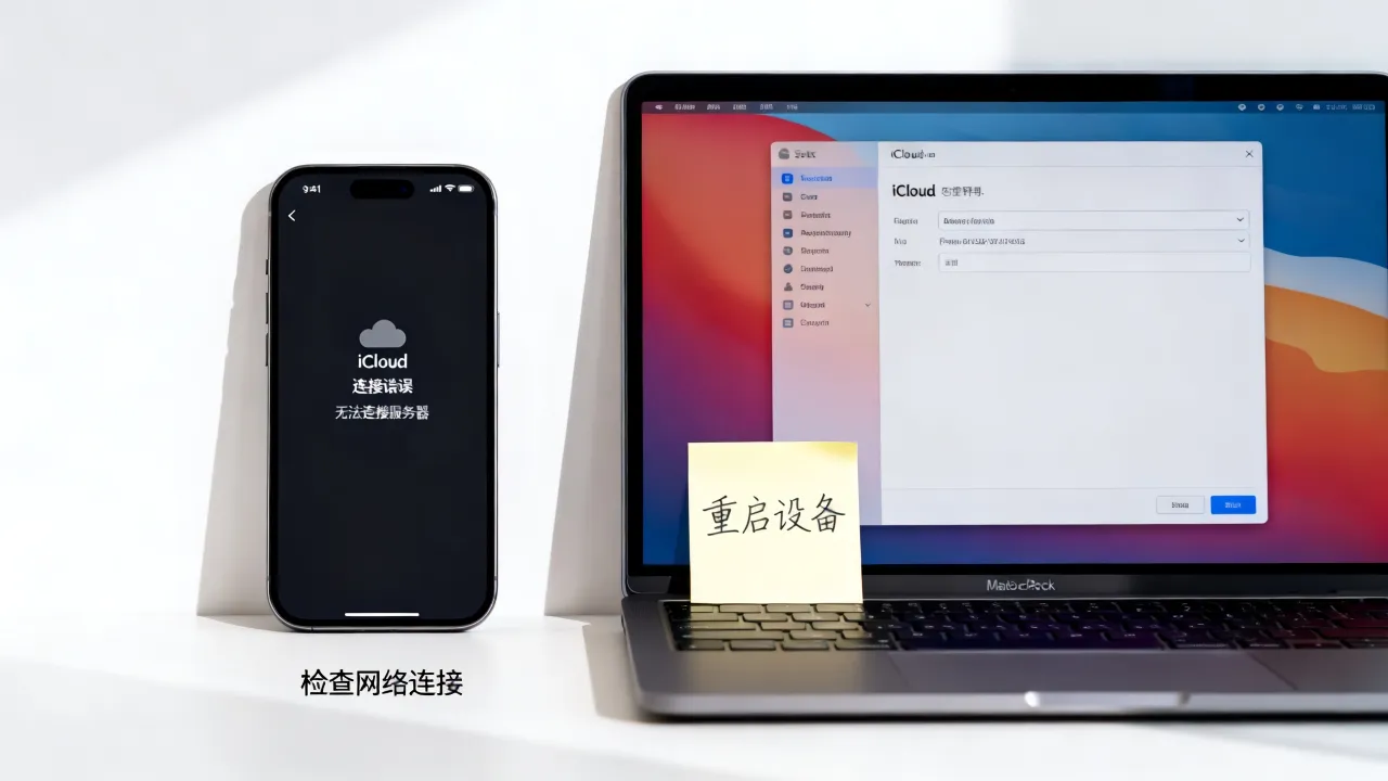 为什么苹果iCloud链接不上服务器,苹果iCloud无法连接服务器怎么办?