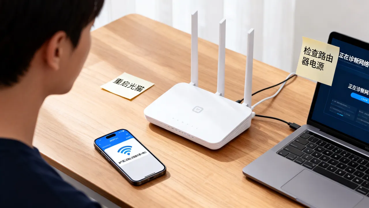 WiFi显示宽带运营商服务器未响应怎么办，是什么原因？