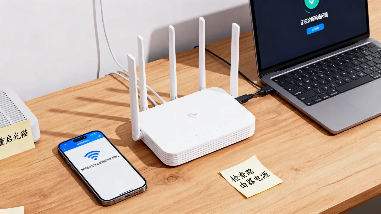 WiFi显示宽带运营商服务器未响应怎么办，是什么原因？