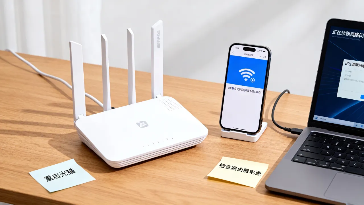 WiFi显示宽带运营商服务器未响应怎么办，是什么原因？