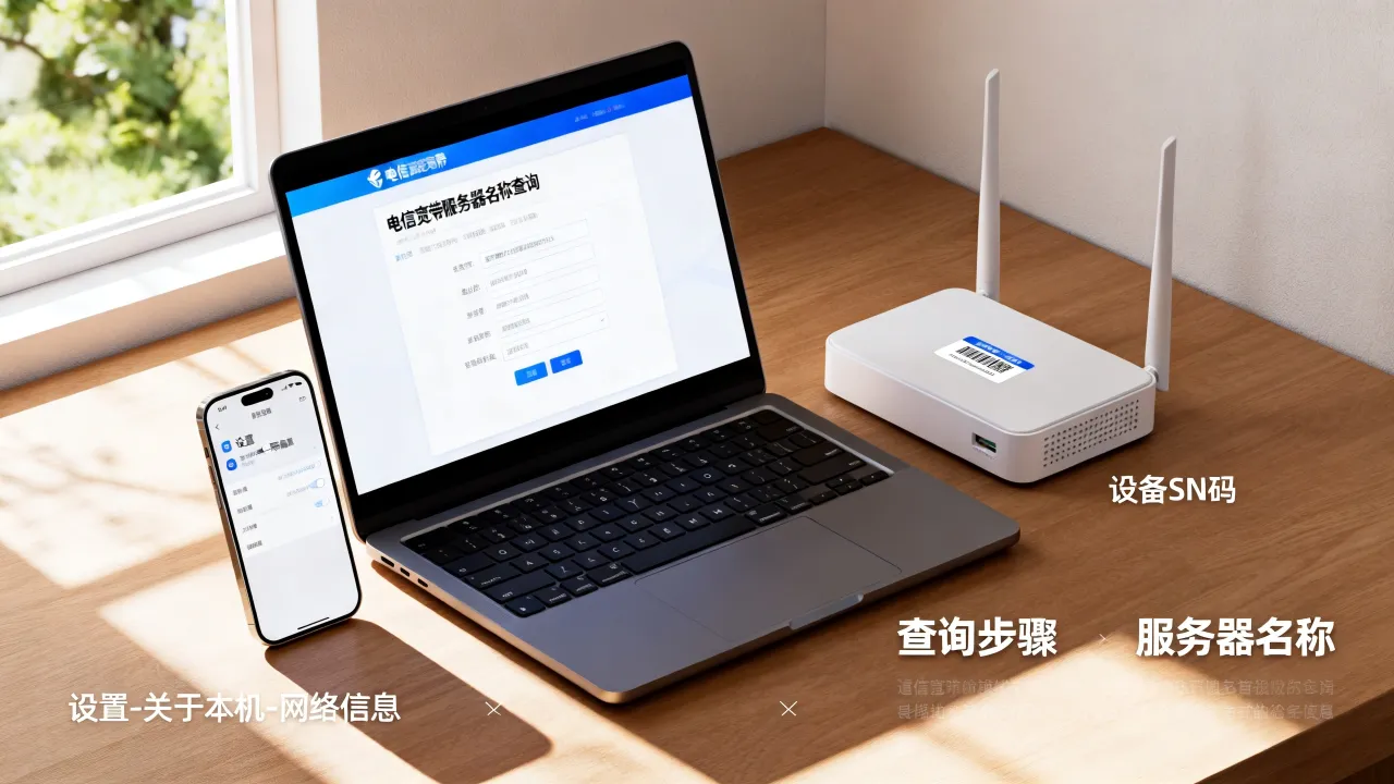 电信宽带的服务器名称是什么，怎么查询最快？