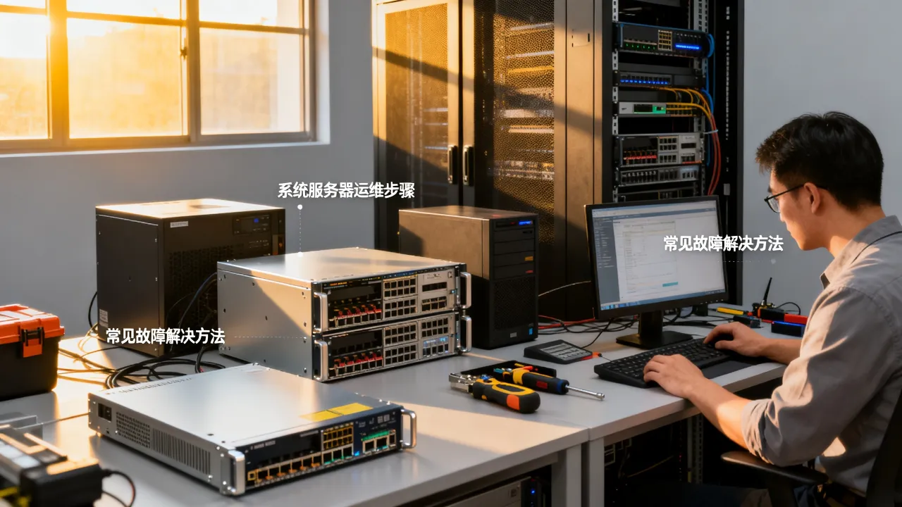 系统服务器运维怎么做？服务器运维常见故障怎么解决？