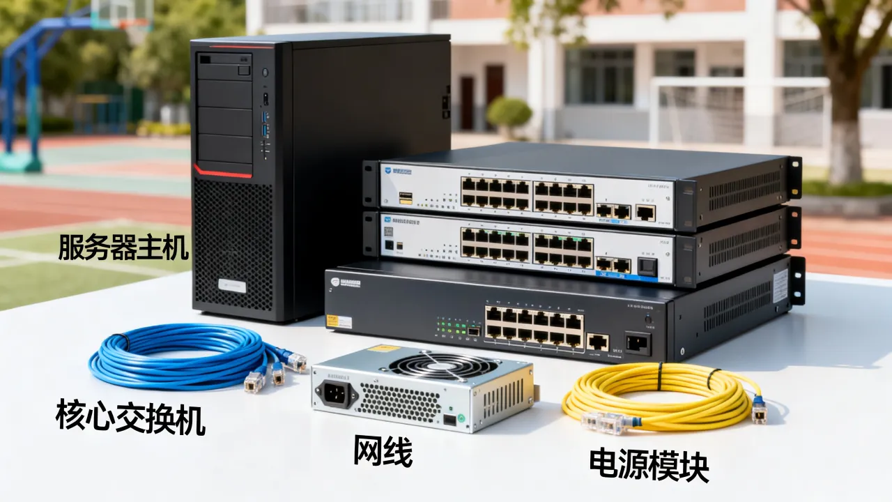 校园宽带服务器怎么搭建？，需要哪些硬件配置