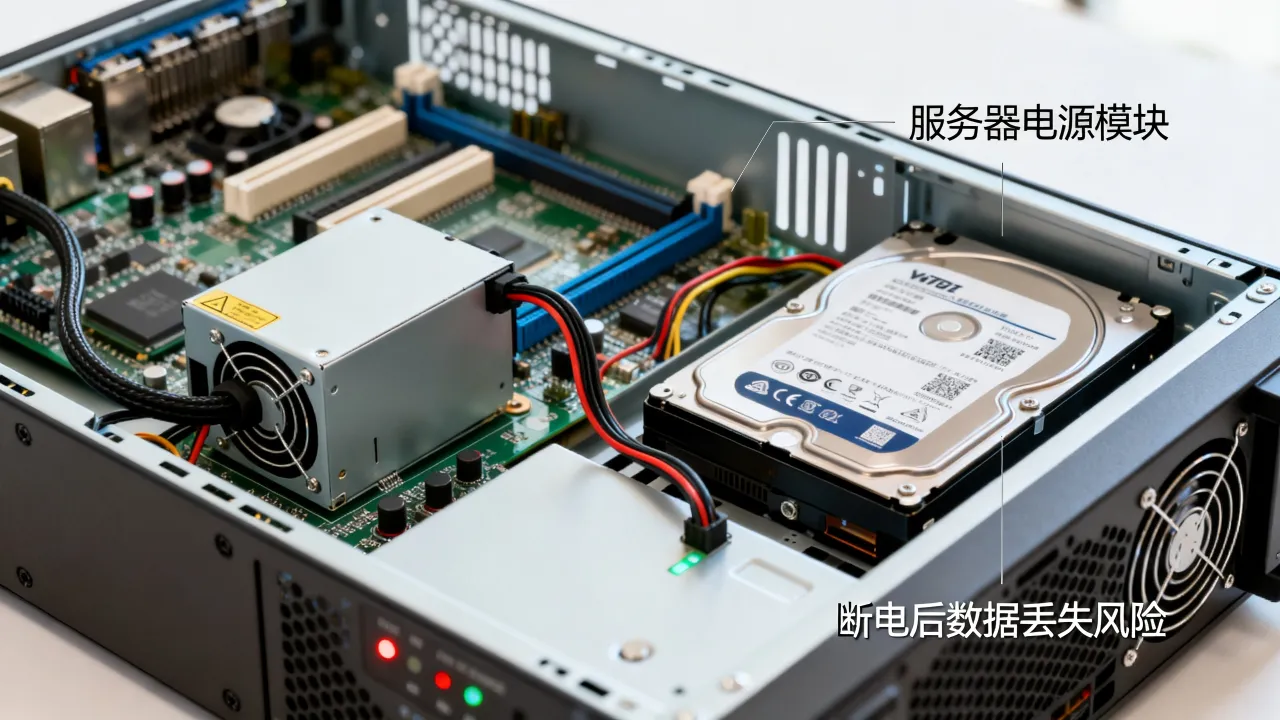 服务器为什么要装电源，断电对服务器会造成什么影响？