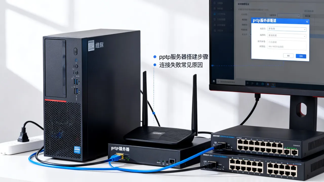 维盟pptp服务器怎么搭建？，pptp服务器连接失败原因