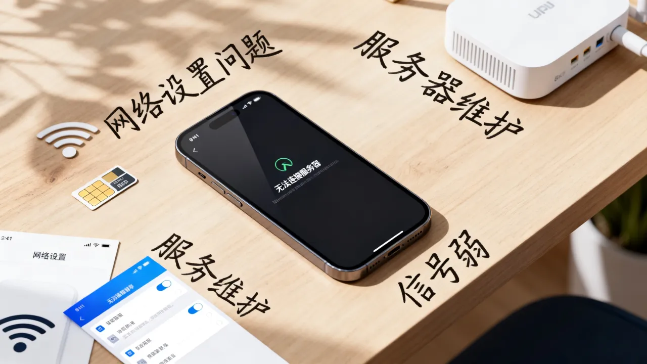 iphone为什么无法连接服务器失败，是什么原因导致的？