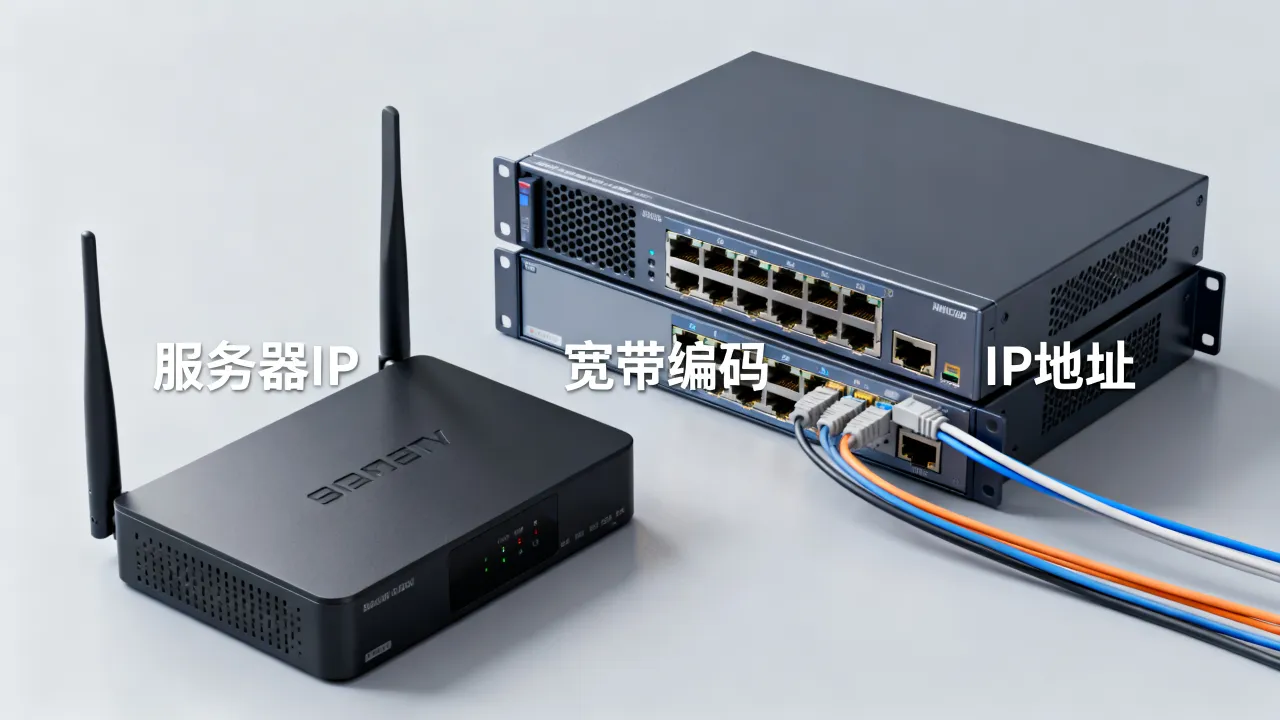 服务器IP是宽带编码么，宽带编码和IP地址的区别是什么