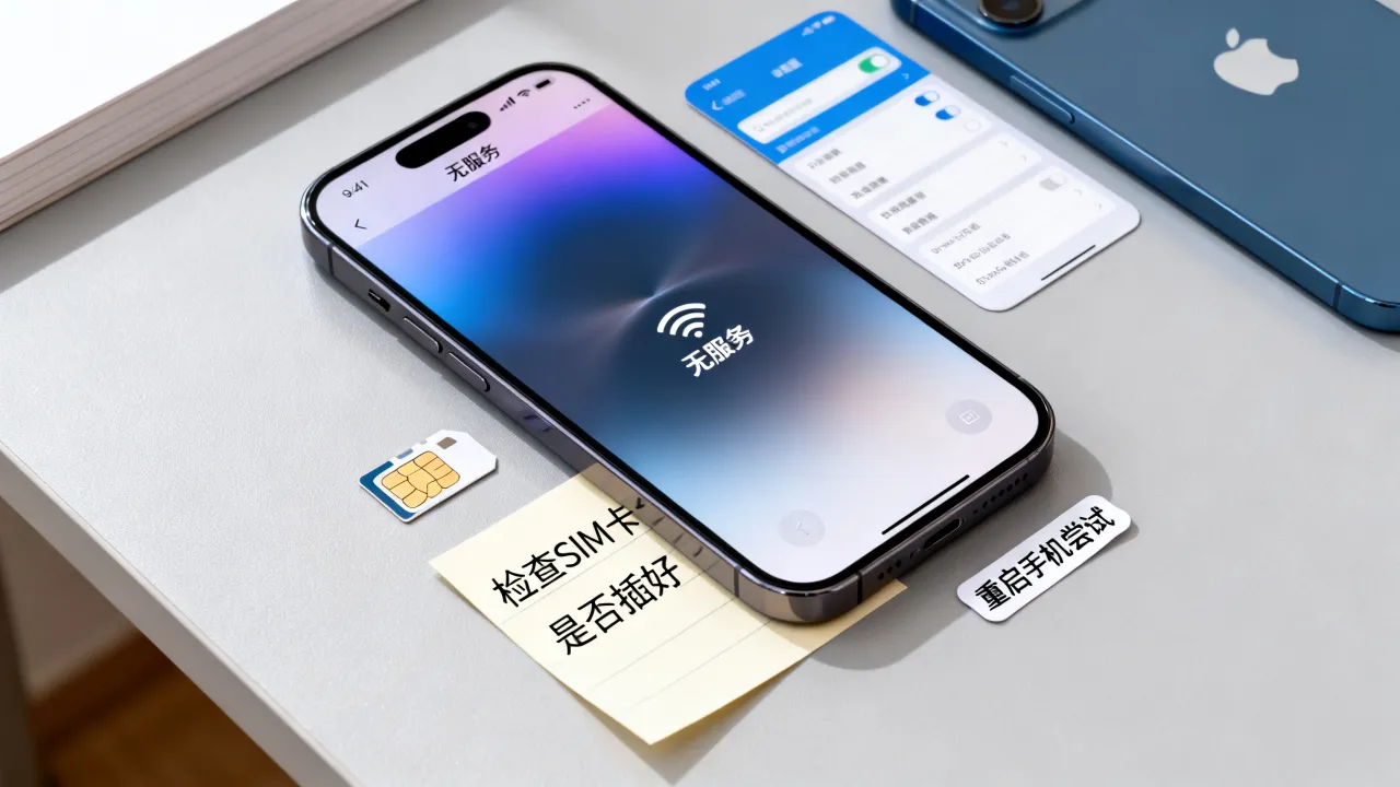iphone手机为什么无服务器，无服务怎么解决？