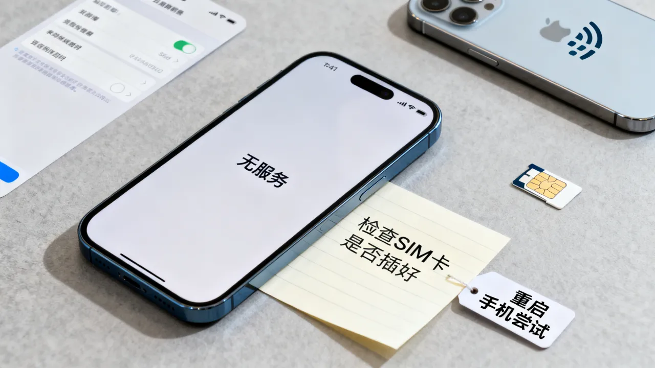 iphone手机为什么无服务器，无服务怎么解决？