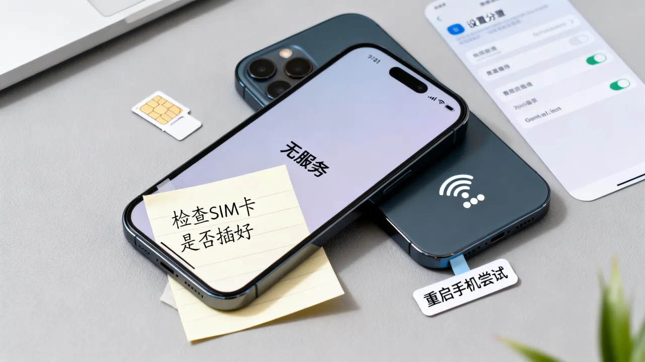 iphone手机为什么无服务器，无服务怎么解决？