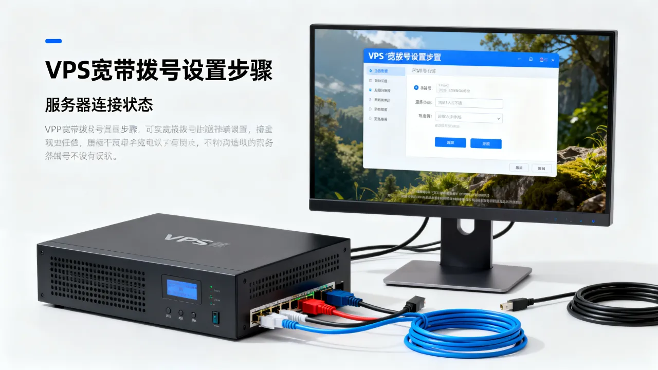 VPS服务器宽带拨号怎么设置？，VPS拨号服务器怎么用