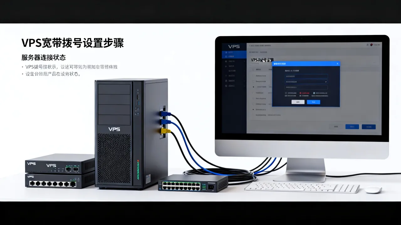 VPS服务器宽带拨号怎么设置？，VPS拨号服务器怎么用