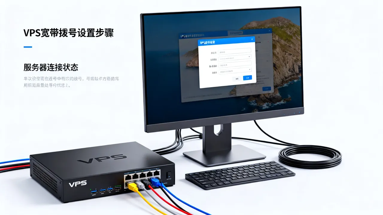 VPS服务器宽带拨号怎么设置？，VPS拨号服务器怎么用