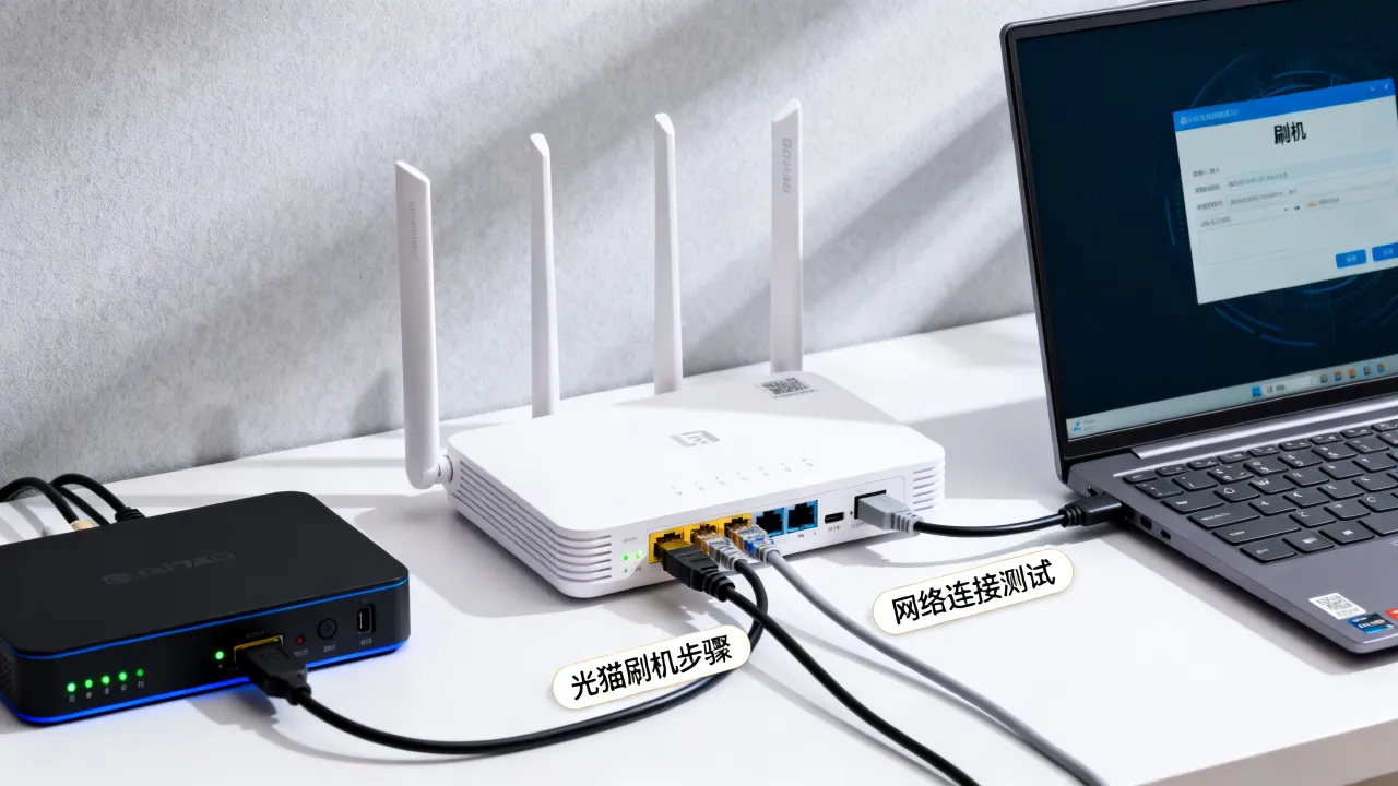 光宽带怎么刷成服务器，刷机后网络连接不上怎么办