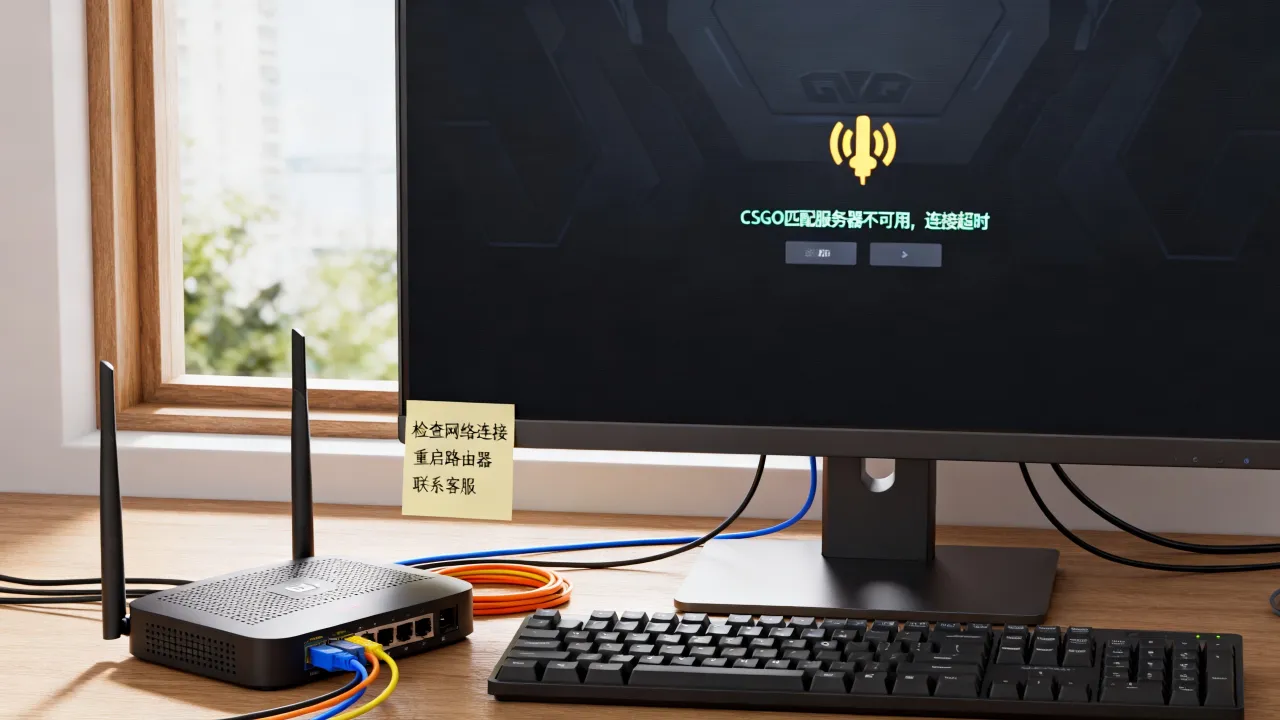 为什么csgo匹配服务器不可用，连接超时怎么解决？