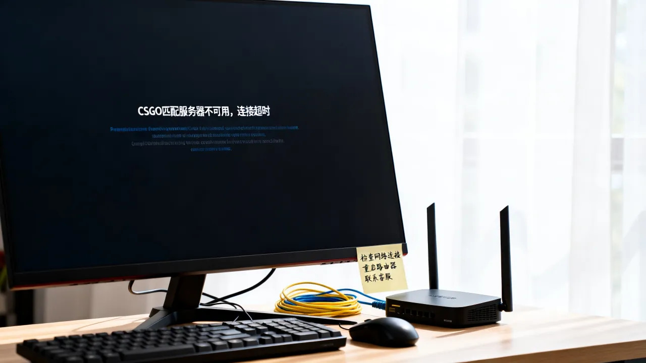 为什么csgo匹配服务器不可用，连接超时怎么解决？