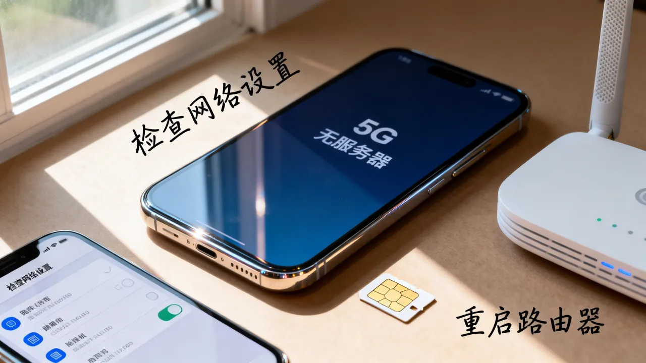 为什么5G手机显示无服务器_手机显示无服务器怎么解决