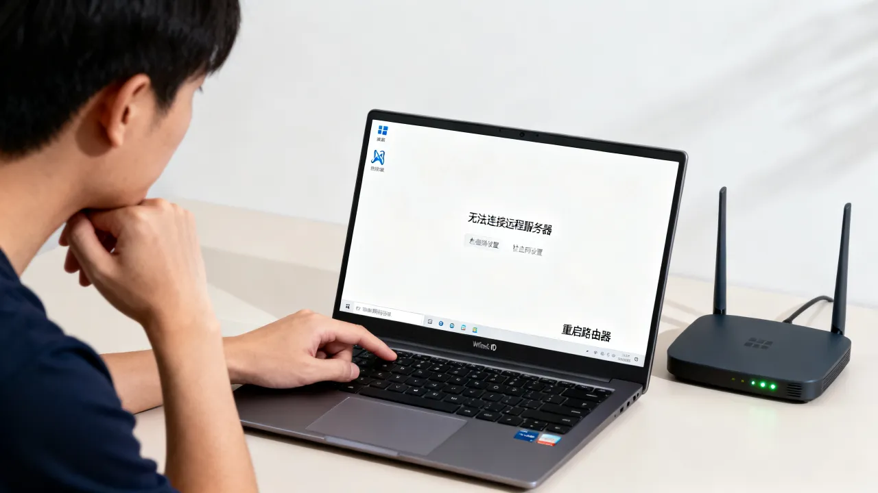 Win10宽带连接服务器失败怎么办，无法连接远程服务器怎么解决？